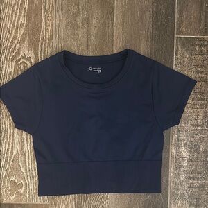 Athleta Navy Blue Crop Top